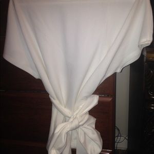 Shein white short sleeve top